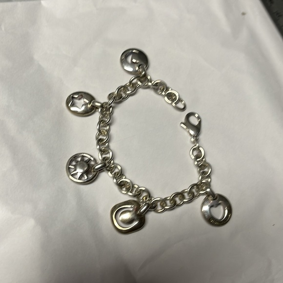 Tiffany & Co. stencil charm bracelet….. 7.5 in long includes box,pouch & ribbon - Picture 8 of 8
